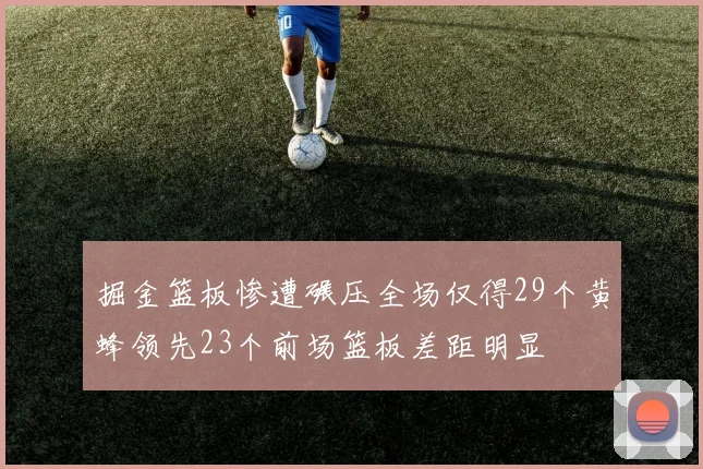 掘金篮板惨遭碾压全场仅得29个黄蜂领先23个前场篮板差距明显